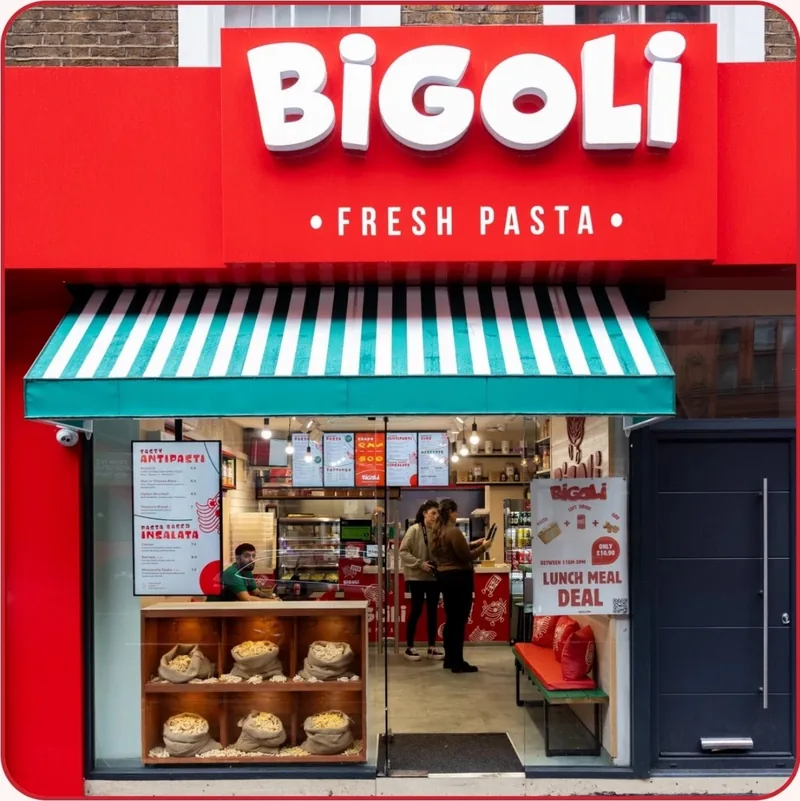 Bigoli Fresh Pasta, italian kitchen at 123 City Road in Hackney, London