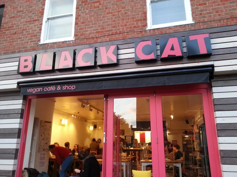 Black Cat Cafe, indian kitchen at 76a Clarence Road in Hackney, London