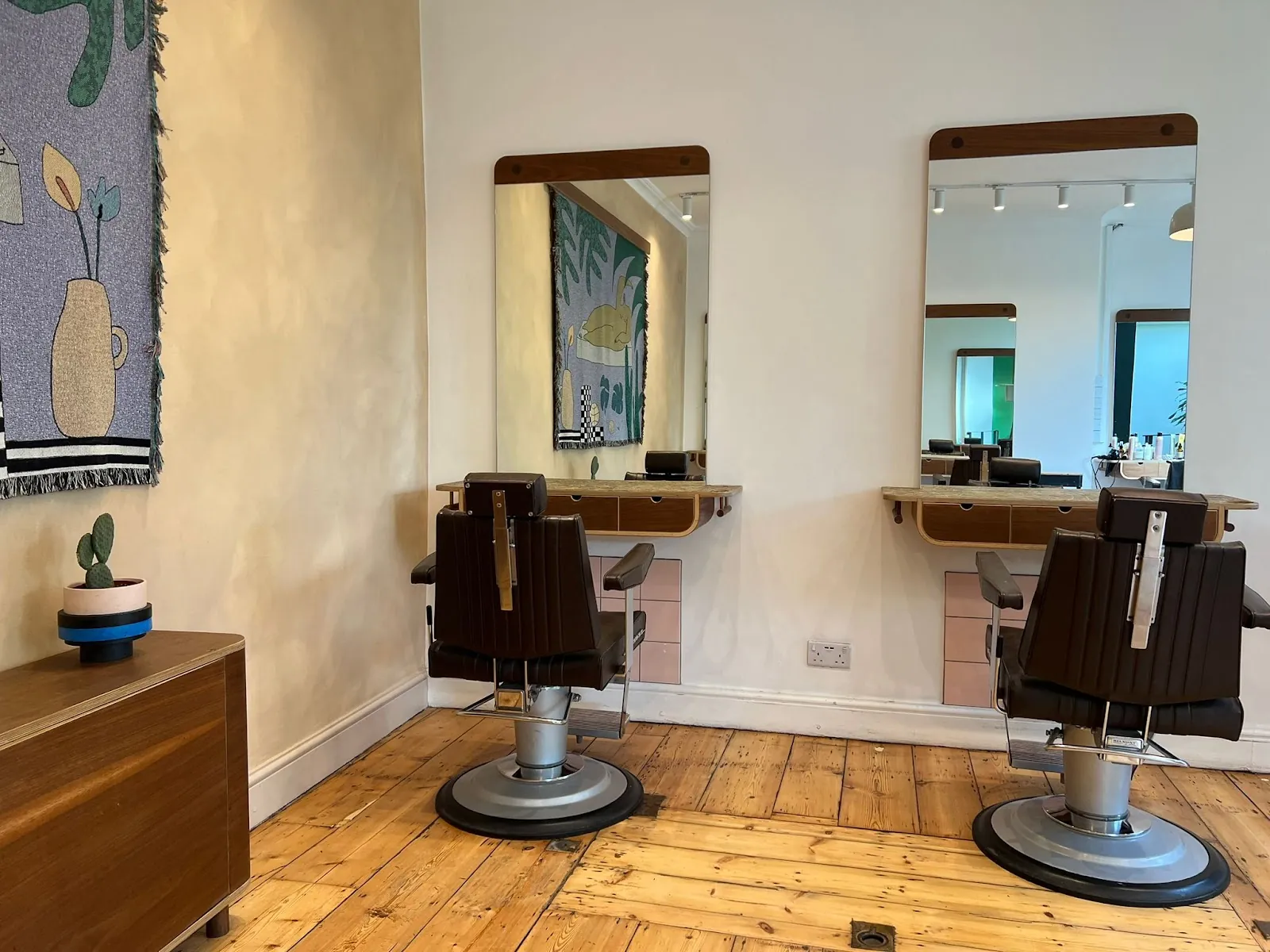 Buller and Rice, hair salon at 36a Newington Green in Hackney, London