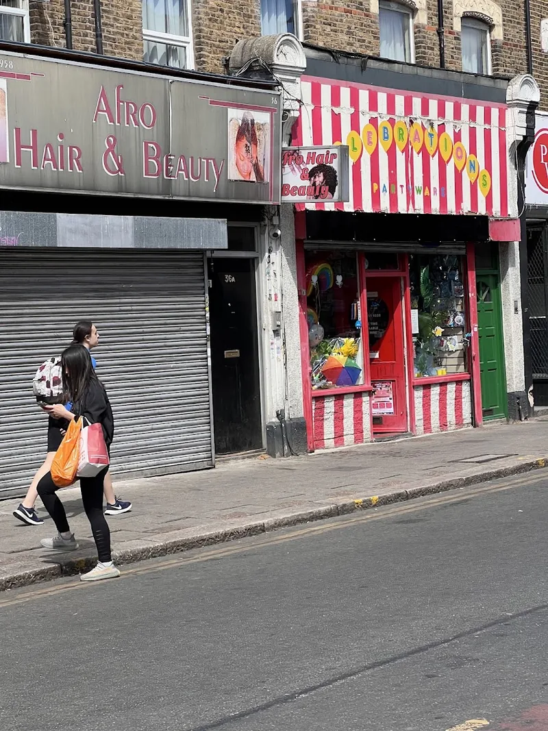 Celebrations Partyware, party rentals at 34 West Green Road in Haringey, London