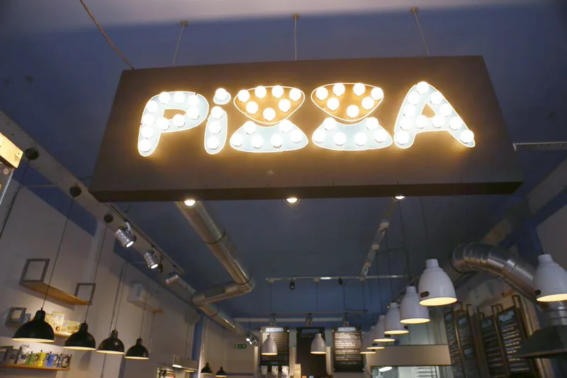 Circle & Slice, italian kitchen at 11 Whitechapel Road in Tower Hamlets, London