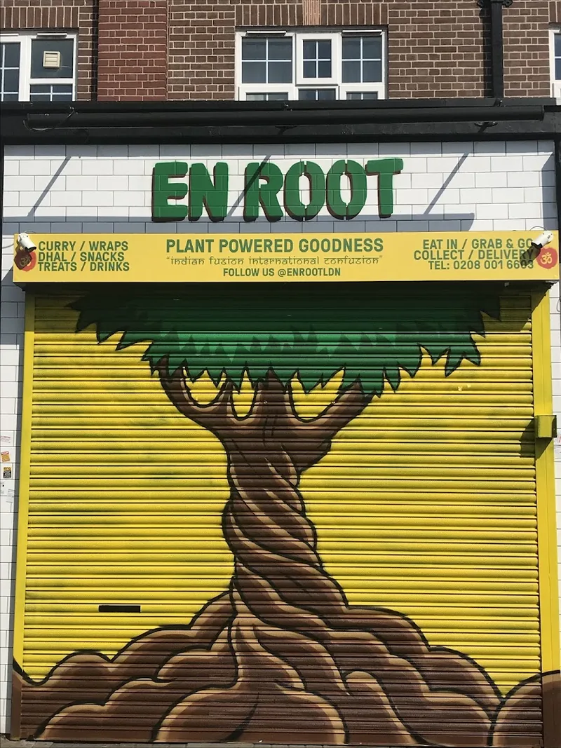 EN ROOT, indian kitchen at Clapham Park Road in Lambeth, London